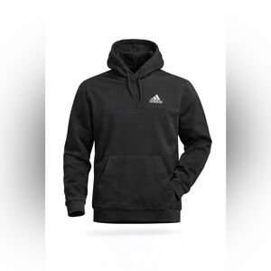 Adidas Mens Black Hoodie Camo Logo Size M​​